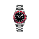 Longines Hydroconquest 39mm Black and Red