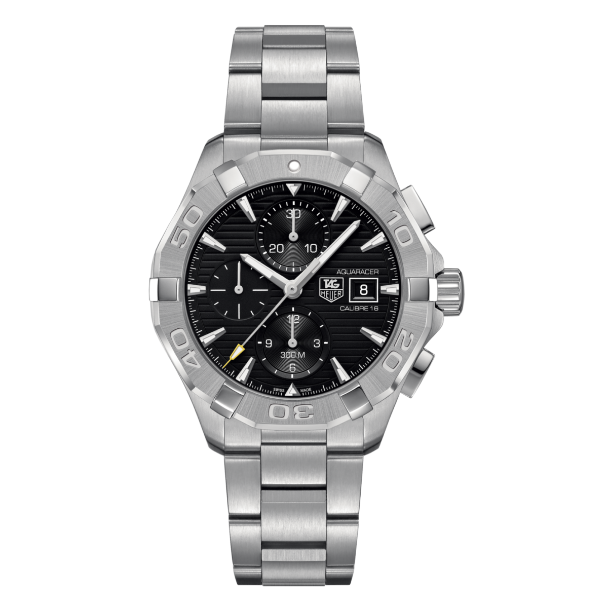 CAY2110.BA0927_SOLDAT-e1605793106802.png TAG Heuer Aquaracer Calibre 16 Automatic Mens Black Steel Chronograph 43mm - Imagen 1