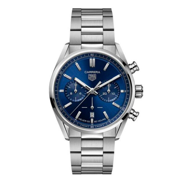 TAG Heuer Carrera Heuer 02 Automatic Mens Blue Steel Chronograph