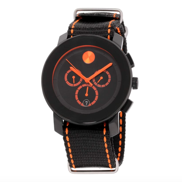 Movado Bold Black Orange 43mm