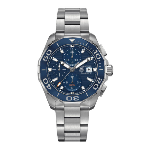 TAG Heuer Aquaracer Calibre 16 Automatic Mens Blue Steel Chronograph  43mm