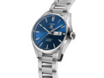 TAG Heuer Carrera Calibre 5 Automatic Mens Blue Steel Watch - Imagen 2