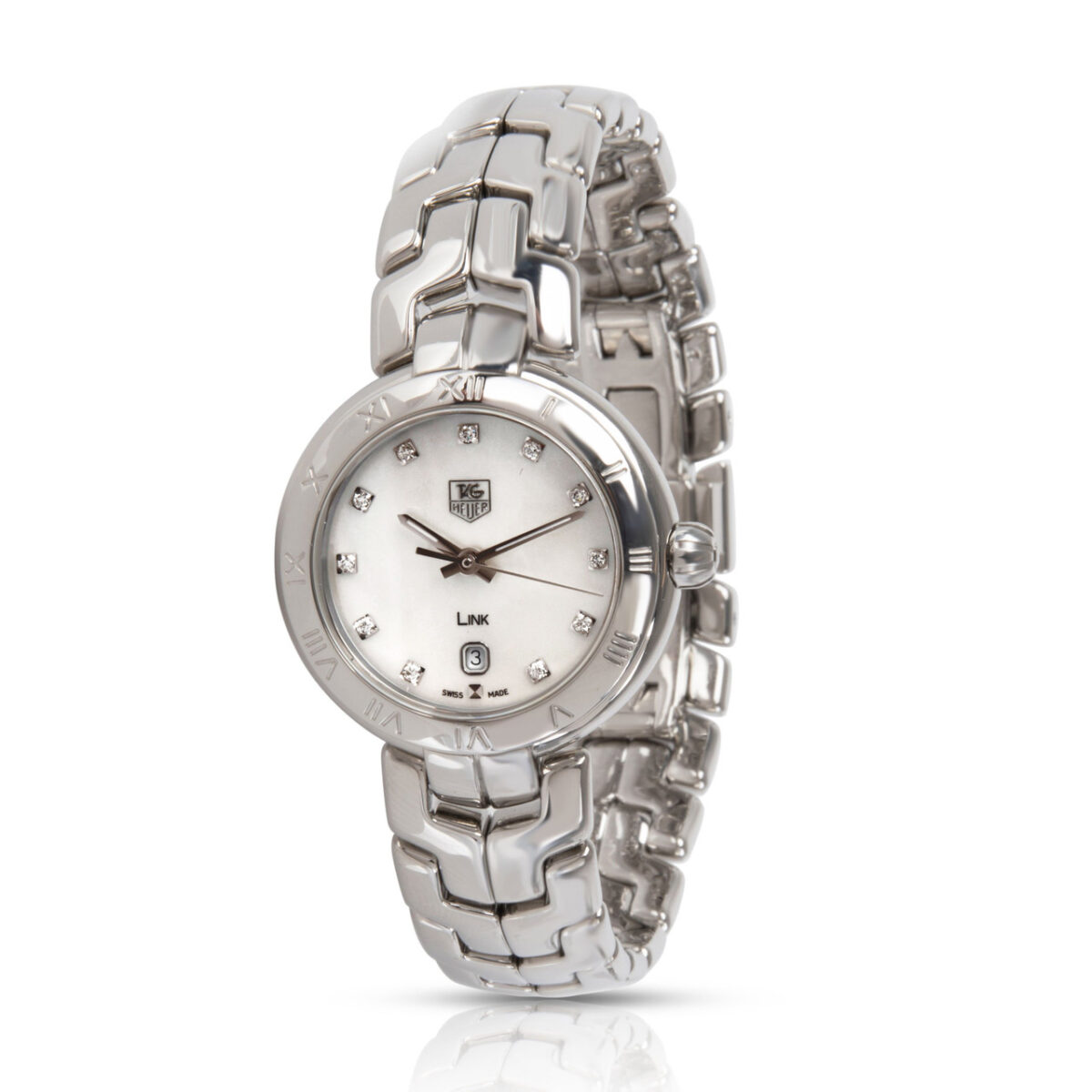 Tag Heuer Link Diamond Mother of Pearl Dial Lady's Watch - Imagen 1