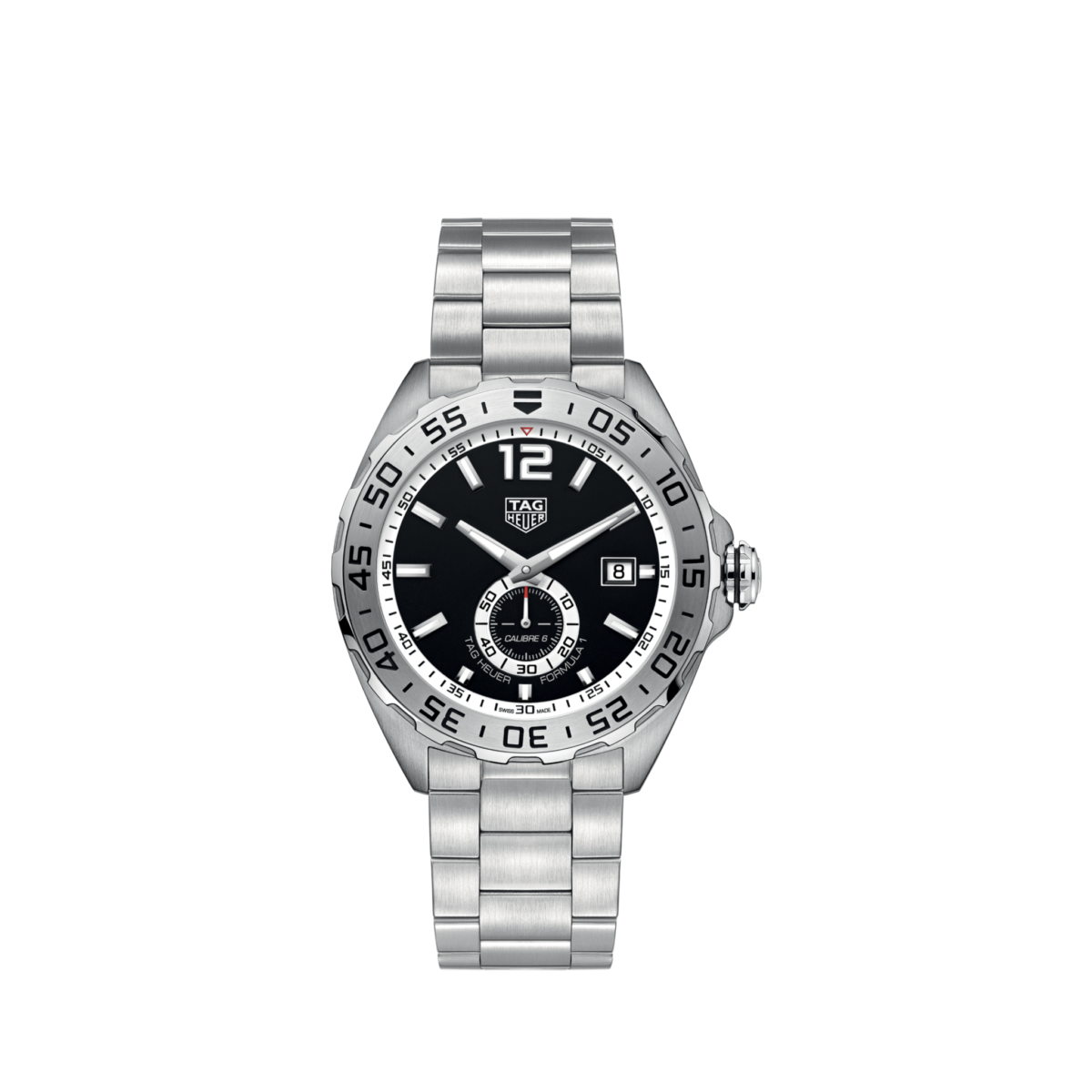 WAZ2012.BA0842_SOLDAT.png TAG Heuer Formula 1 Calibre 6 Automatic Mens Black Steel Chronograph - Imagen 1