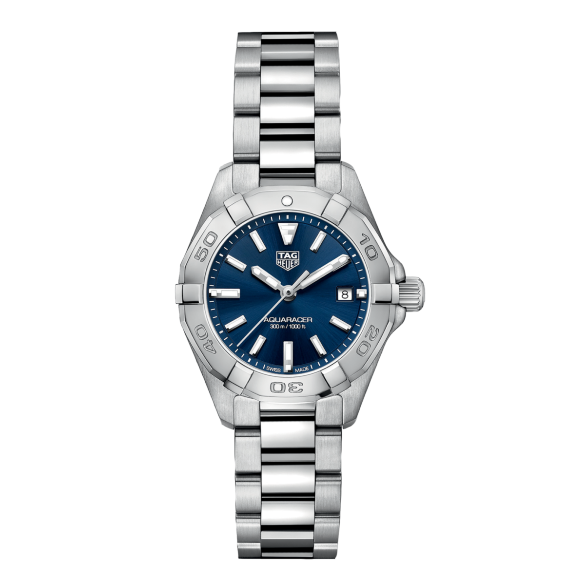 WBD1412.BA0741_SOLDAT-e1605811354953.png TAG Heuer Aquaracer Quartz Ladies Blue Steel Watch 27mm - Imagen 1