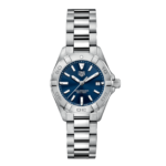 TAG Heuer Aquaracer Quartz Ladies Blue Steel Watch 27mm