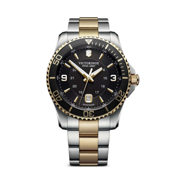 Victorinox Maverick Acero combinado PVD dorado 43mm