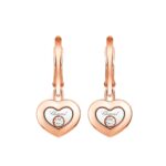 Chopard Happy Diamonds Icons en oro rosa y diamantes.