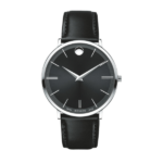 Movado Ultra Slim Cuero Black 40mm