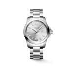 Longines Conquest 41mm Esfera Plateada