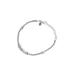 Pulsera plata 900 18 cms