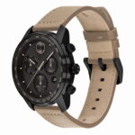 Movado BOLD Verso Chronograph Cuero Beige 44mm - Imagen 2