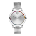 Movado BOLD Evolution Silver Crystal Rainbow