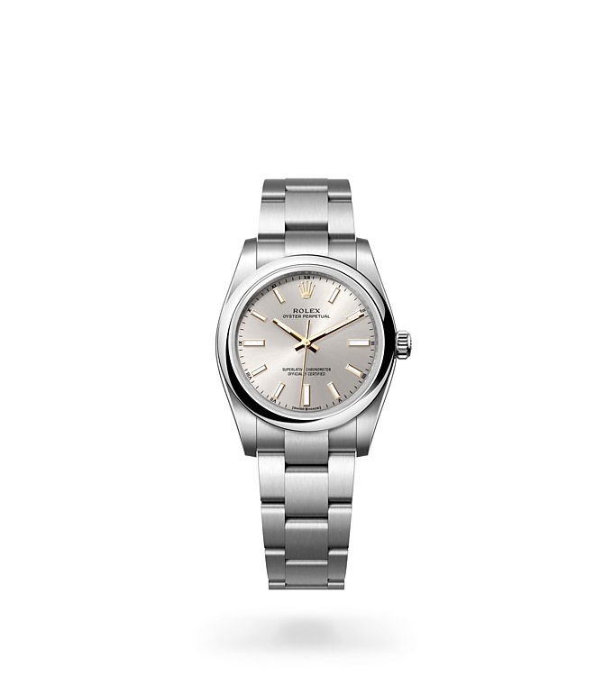 Oyster Perpetual 34Oyster, 34 mm, acero Oystersteel