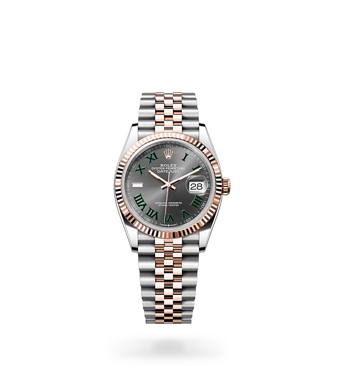 Datejust 36Oyster, 36 mm, acero Oystersteel y oro Everose