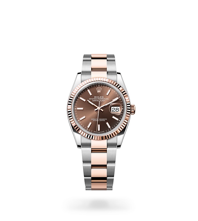 Datejust 36Oyster, 36 mm, acero Oystersteel y oro Everose