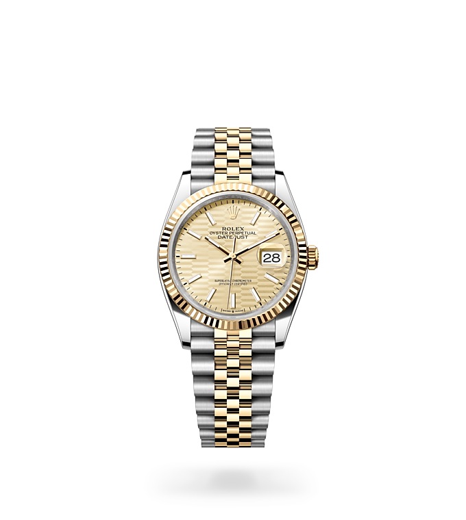 Datejust 36Oyster, 36 mm, acero Oystersteel y oro amarillo