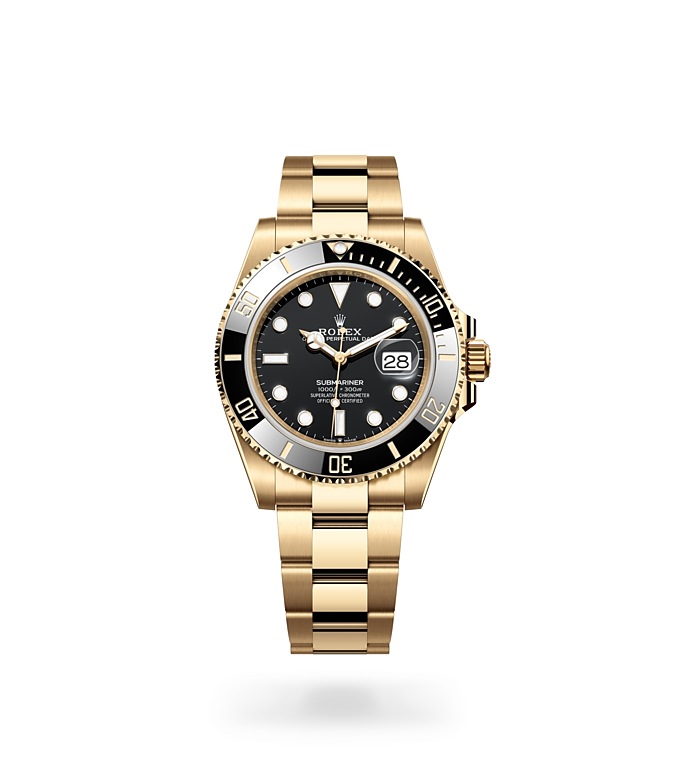 Submariner DateOyster, 41 mm, oro amarillo