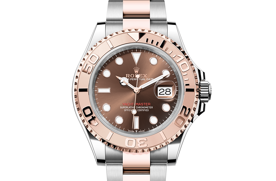 Yacht-Master 40Oyster, 40 mm, acero Oystersteel y oro Everose