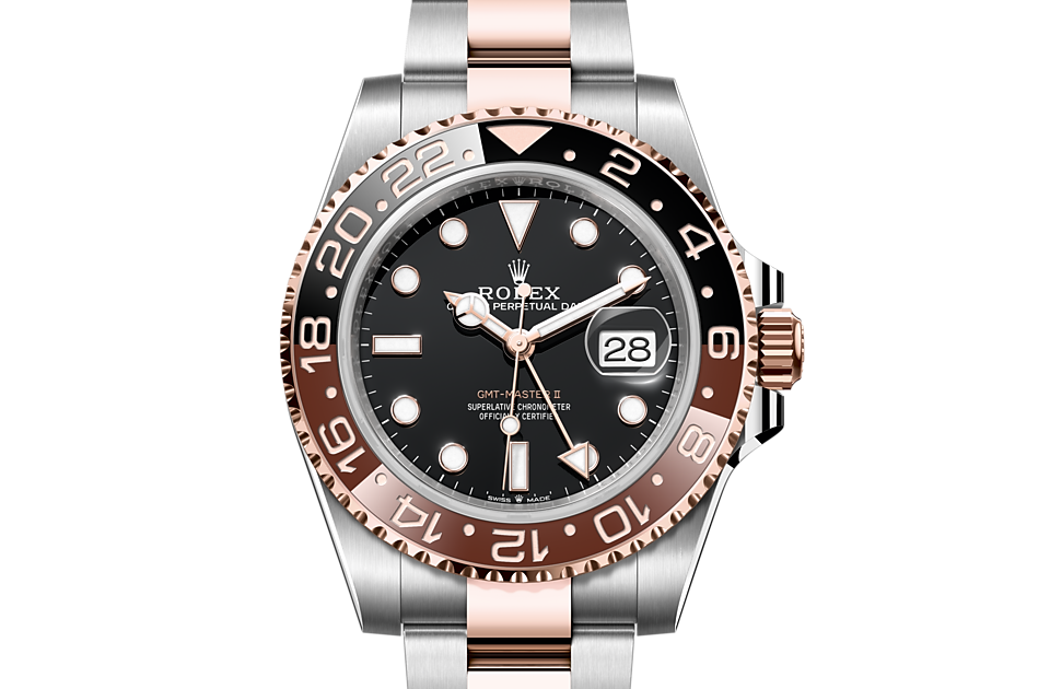 GMT-Master IIOyster, 40 mm, acero Oystersteel y oro Everose