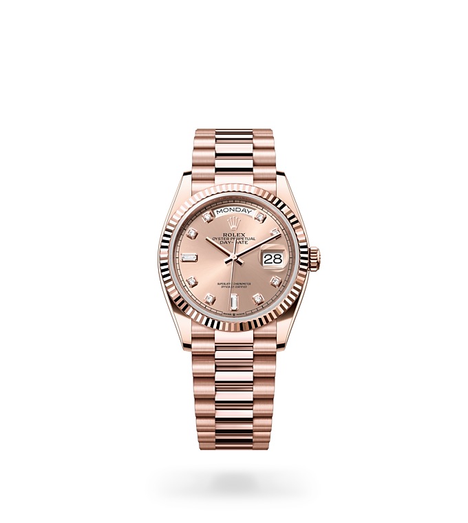 Day‑Date 36Oyster, 36 mm, oro Everose