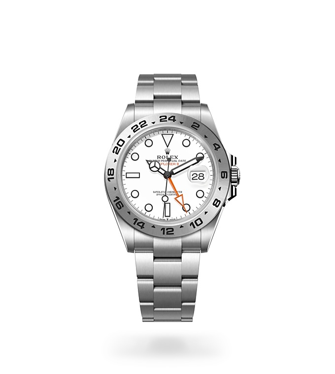 Explorer II Oyster, 42 mm, acero Oystersteel