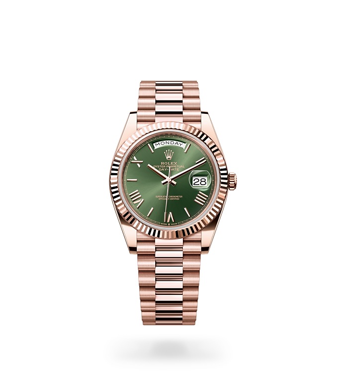 Day‑Date 40Oyster, 40 mm, oro Everose
