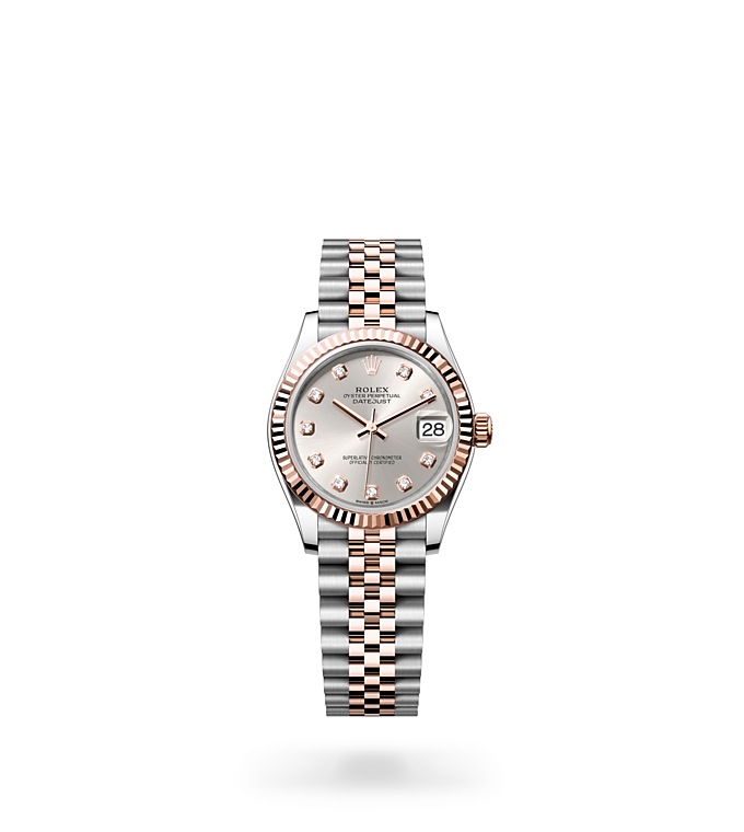 Datejust 31Oyster, 31 mm, acero Oystersteel y oro Everose