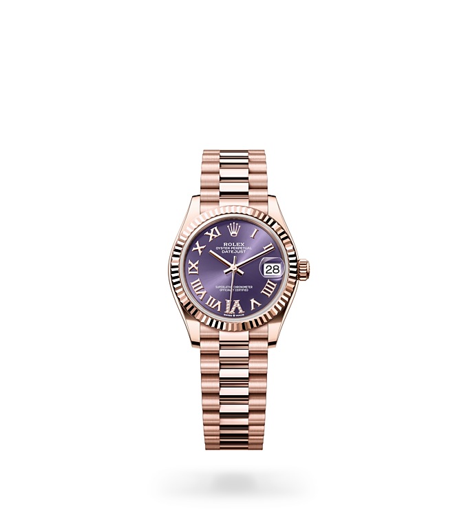 Datejust 31Oyster, 31 mm, oro Everose