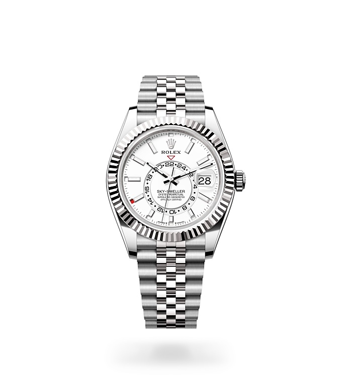 Sky-DwellerOyster, 42 mm, acero Oystersteel y oro blanco