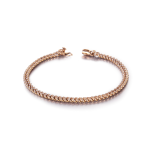 Pulsera de oro 18 kts de 18 cms con brillantes - Imagen 2