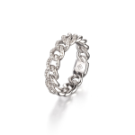 Anillo de oro 18 kts brillantes - Imagen 2