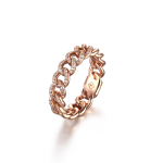 Anillo de oro 18 kts brillantes