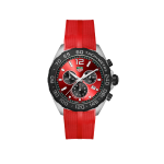 TAG Heuer Formula 1 Chronograph Quartz Steel & Rubber Red
