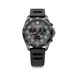 Victorinox FieldForce Sport Chrono 42mm Negro con Correa de Caucho