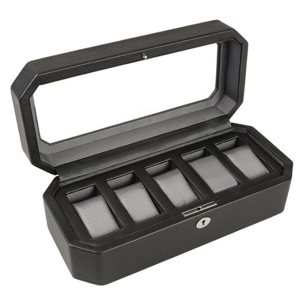 Estuche WOLF exhibición Windsor para 5 relojes