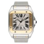 Cartier Santos 100 Automático Acero y Oro Amarillo XL