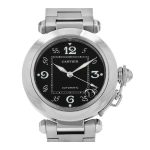 Cartier Pasha Seatimer 40mm Acero Automático Esfera Negro