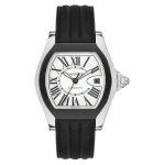 Cartier Roadster S Automático Acero y Caucho Negro