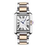 Cartier Tank Anglaise Acero y Oro Rosa Automatico Tamaño Mediano