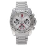 Tudor Sport Chronograph Acero con Esfera Plateada