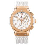Hublot Big Bang Oro Rosado con Esfera y Brazalete de Caucho Blanco