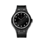 Hublot Classic Fusion 38mm Ceramica con Brillantes y Brazalete Negro