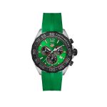 TAG Heuer F1 Chrono con Esfera y Correa de Caucho Verde