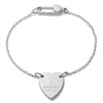 Pulsera Gucci Corazón en Plata 925