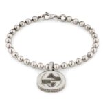 Brazalete Gucci Interlocking G en Plata 925