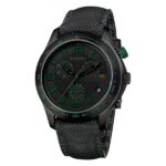Gucci G-Timeless Chronograph Negro con Acentos Verdes