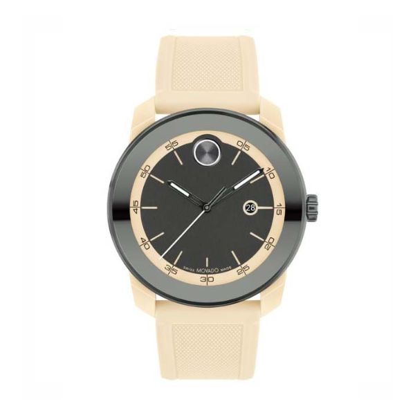 Movado Bold TR90 Gris y Crema 42mm