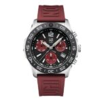 Luminox Pacific Diver Chronograph 44mm con Correa de Caucho Bordó