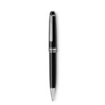 Boligrafo Montblanc Meisterstück en Platino y Resina Negra